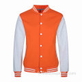 Veste de baseball universitaire classique à boutons-pression personnalisés